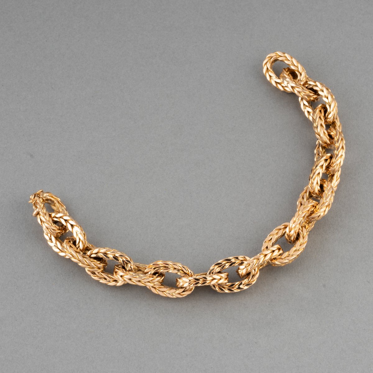 Vintage French Gold Bracelet -photo-1