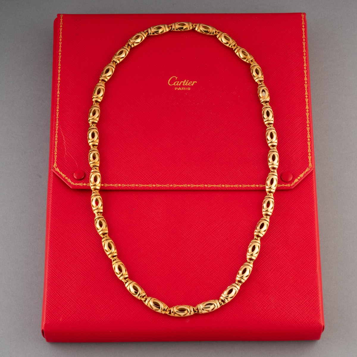 Cartier Vintage Gold Necklace 