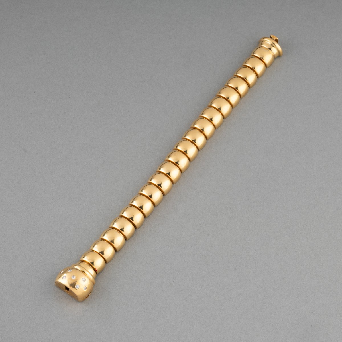 Bracelet Vintage en Or et Diamants-photo-2