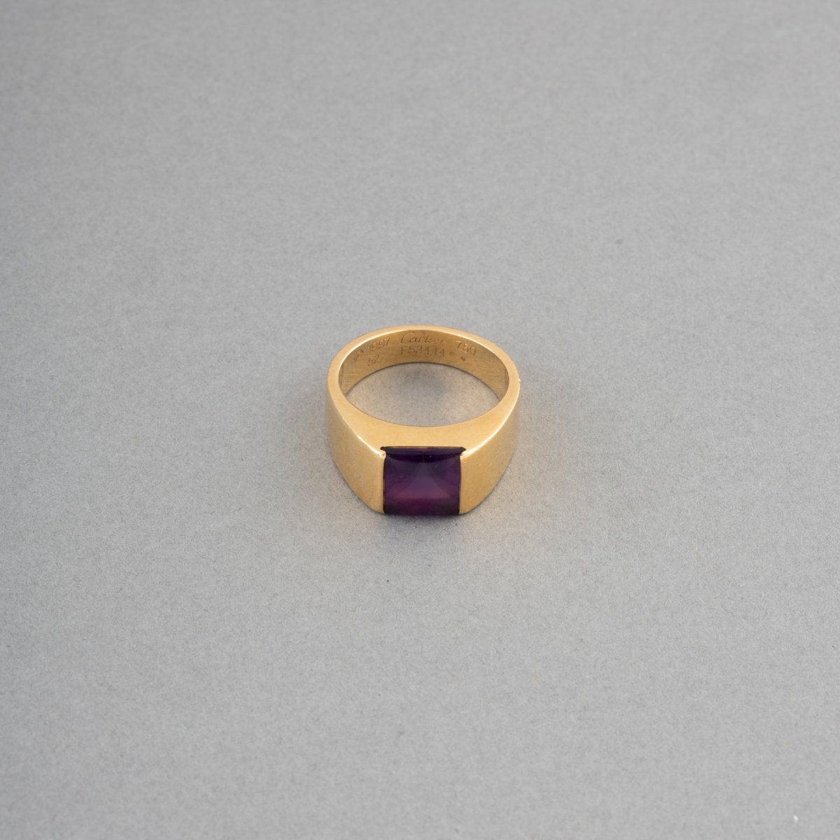 Cartier Gold And Amethyst Ring-photo-2