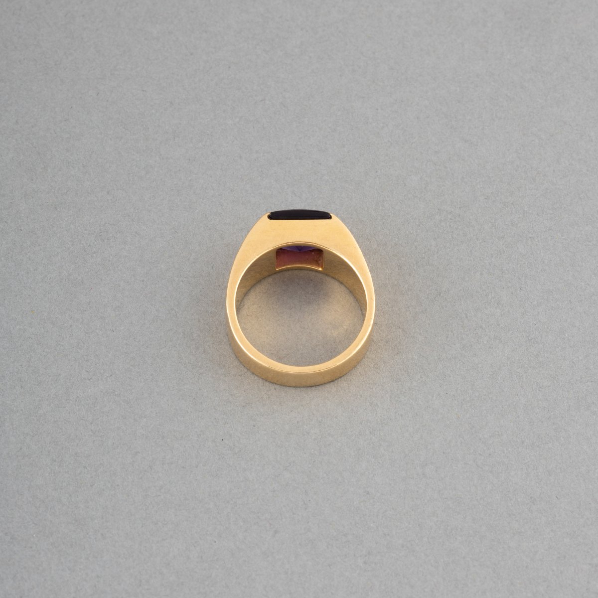 Cartier Gold And Amethyst Ring-photo-3