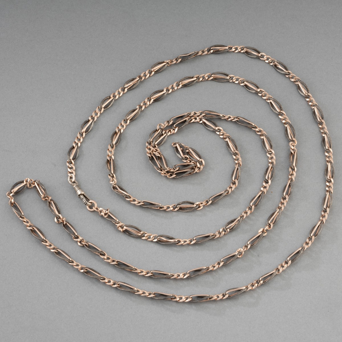 Collier Ancien 19ième en Argent