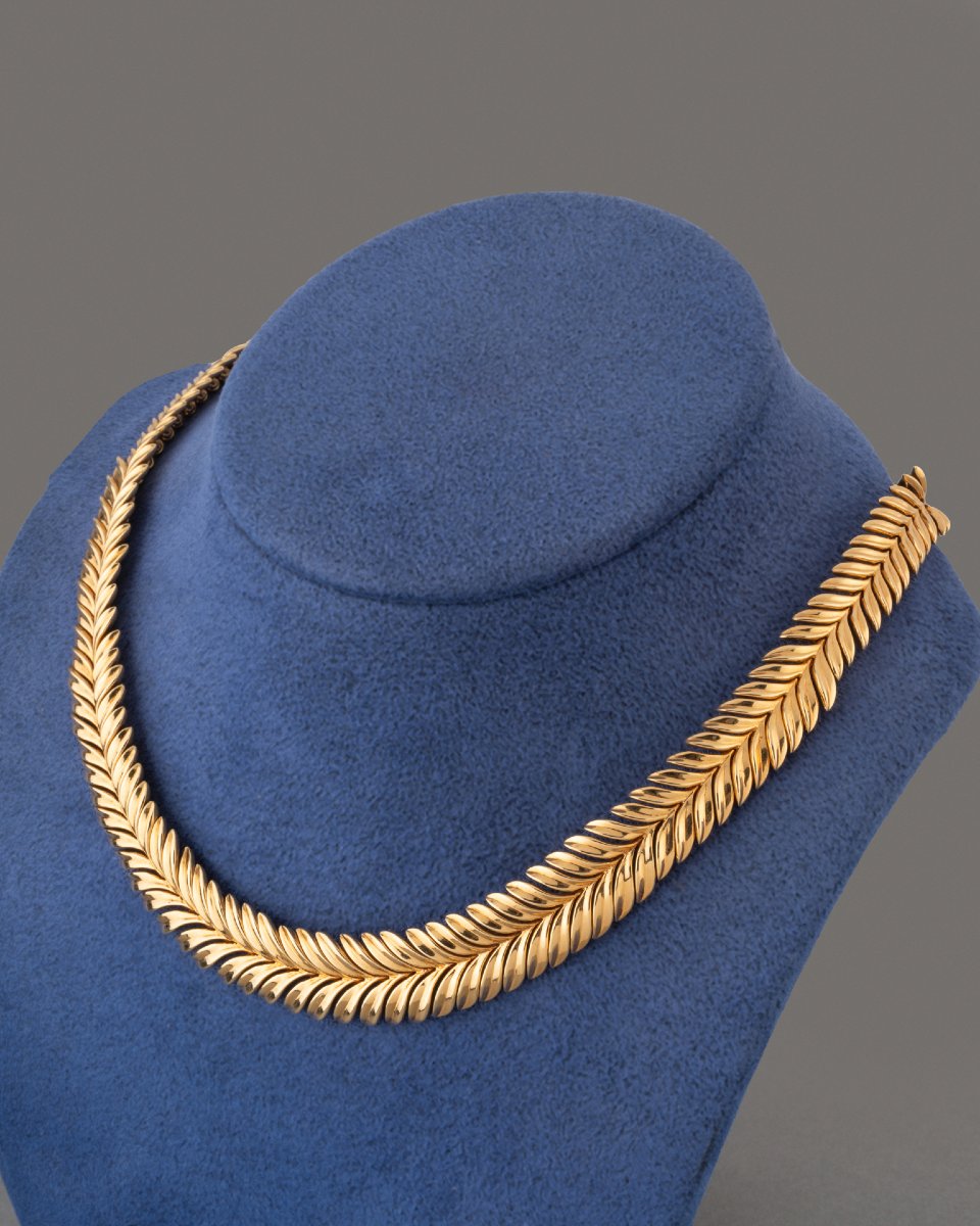 Cartier 60's Gold Necklace-photo-3