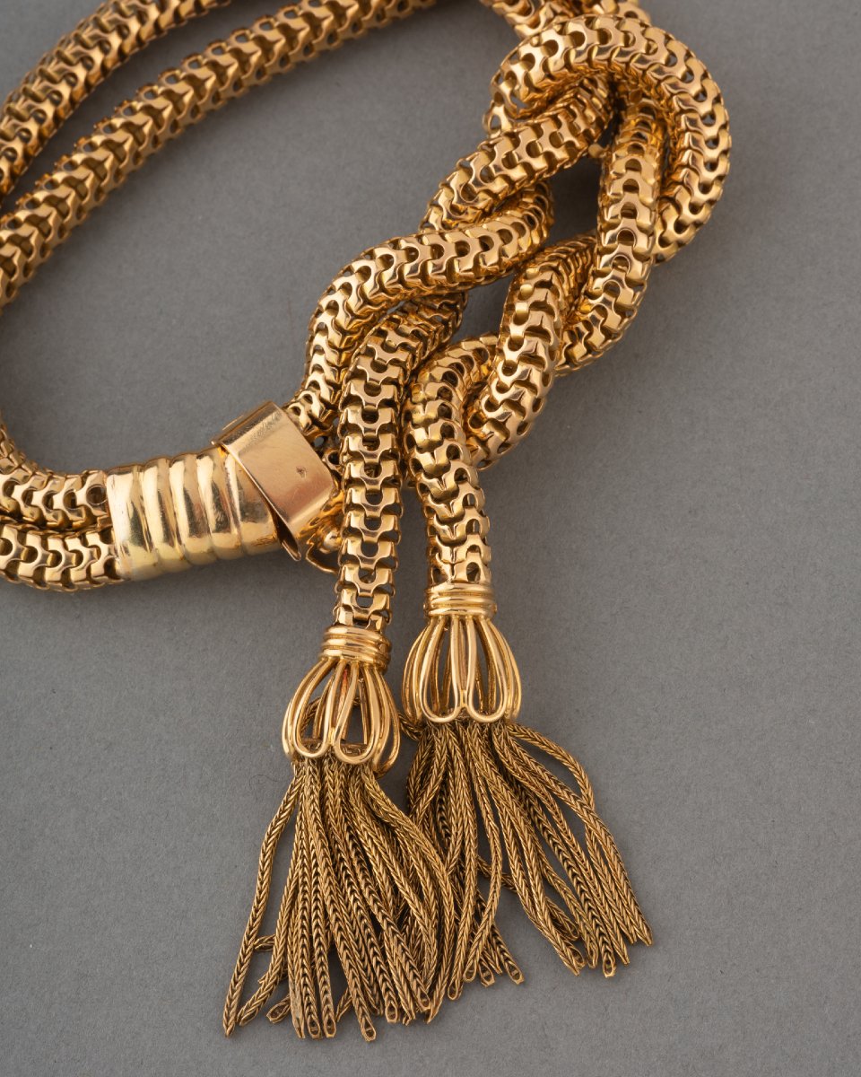 Vintage 50's Gold Bracelet-photo-2
