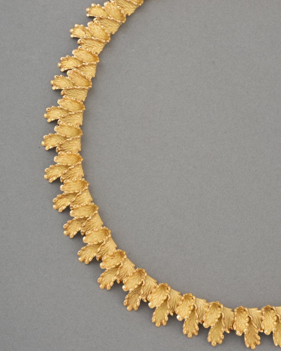 Collier Français Années 70 en Or -photo-2
