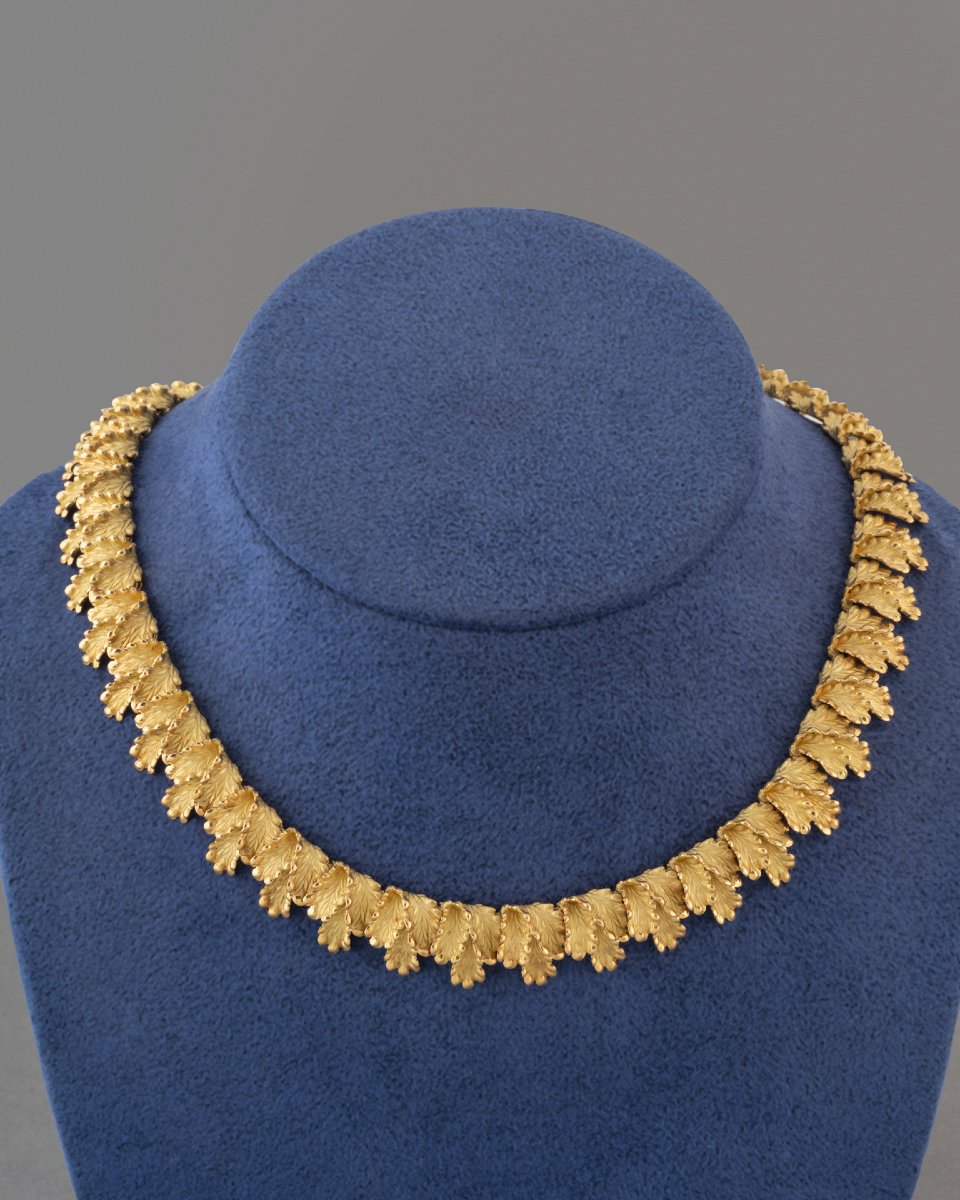 Collier Français Années 70 en Or -photo-1