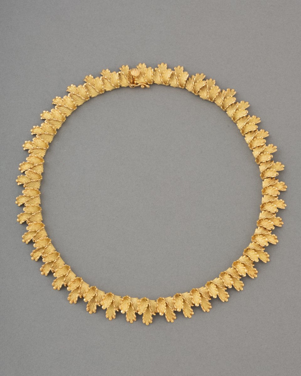Collier Français Années 70 en Or 