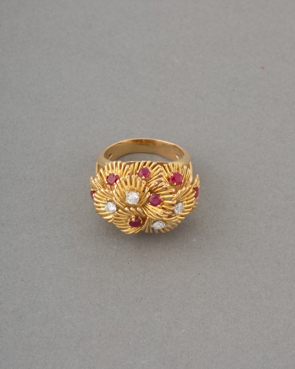 Van Cleef & Arpels Bague Daisy Année 1951-photo-2