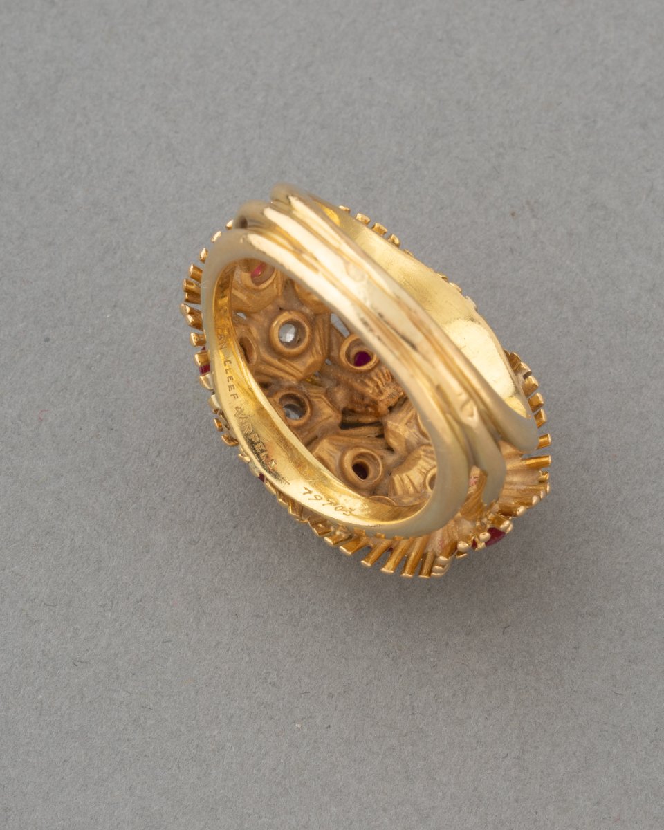 Van Cleef & Arpels Bague Daisy Année 1951-photo-4