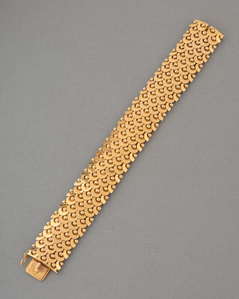 Retro French Gold Bracelet -photo-2