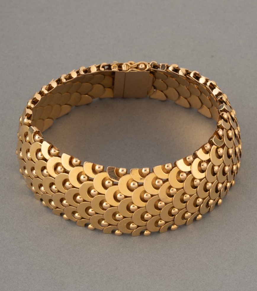 Retro French Gold Bracelet 