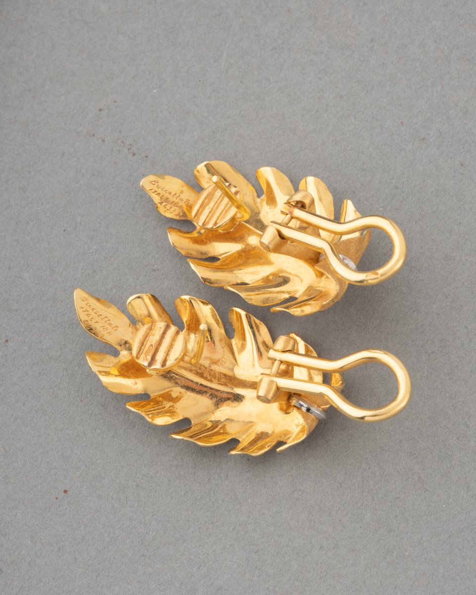 Buccellati Vintage Earrings In Gold-photo-1