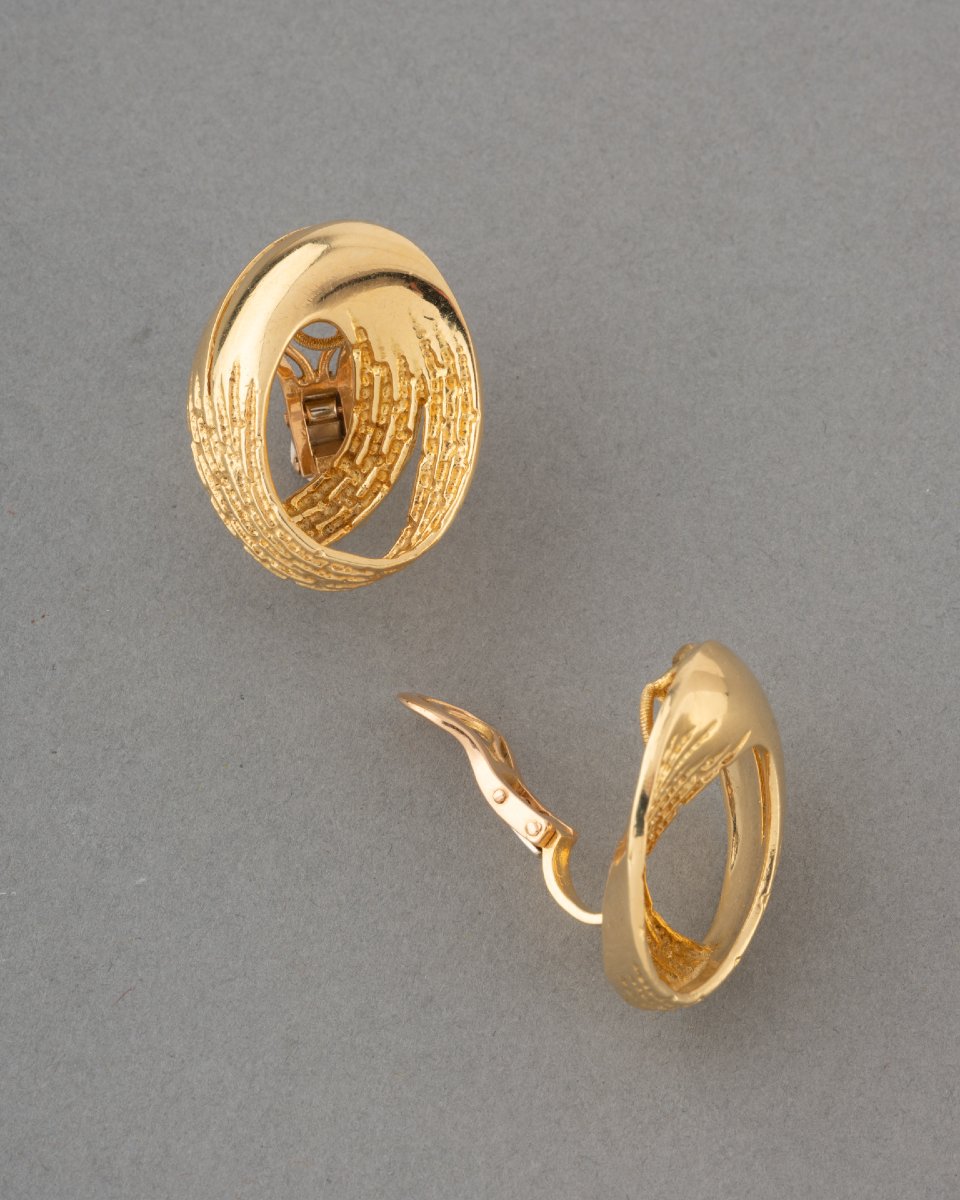 Mauboussin Paire de Clips D'oreilles en Or -photo-2