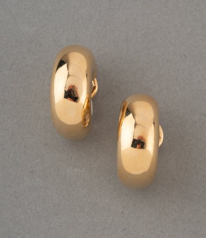 Chaumet Boucles D'oreilles Vintage en Or 