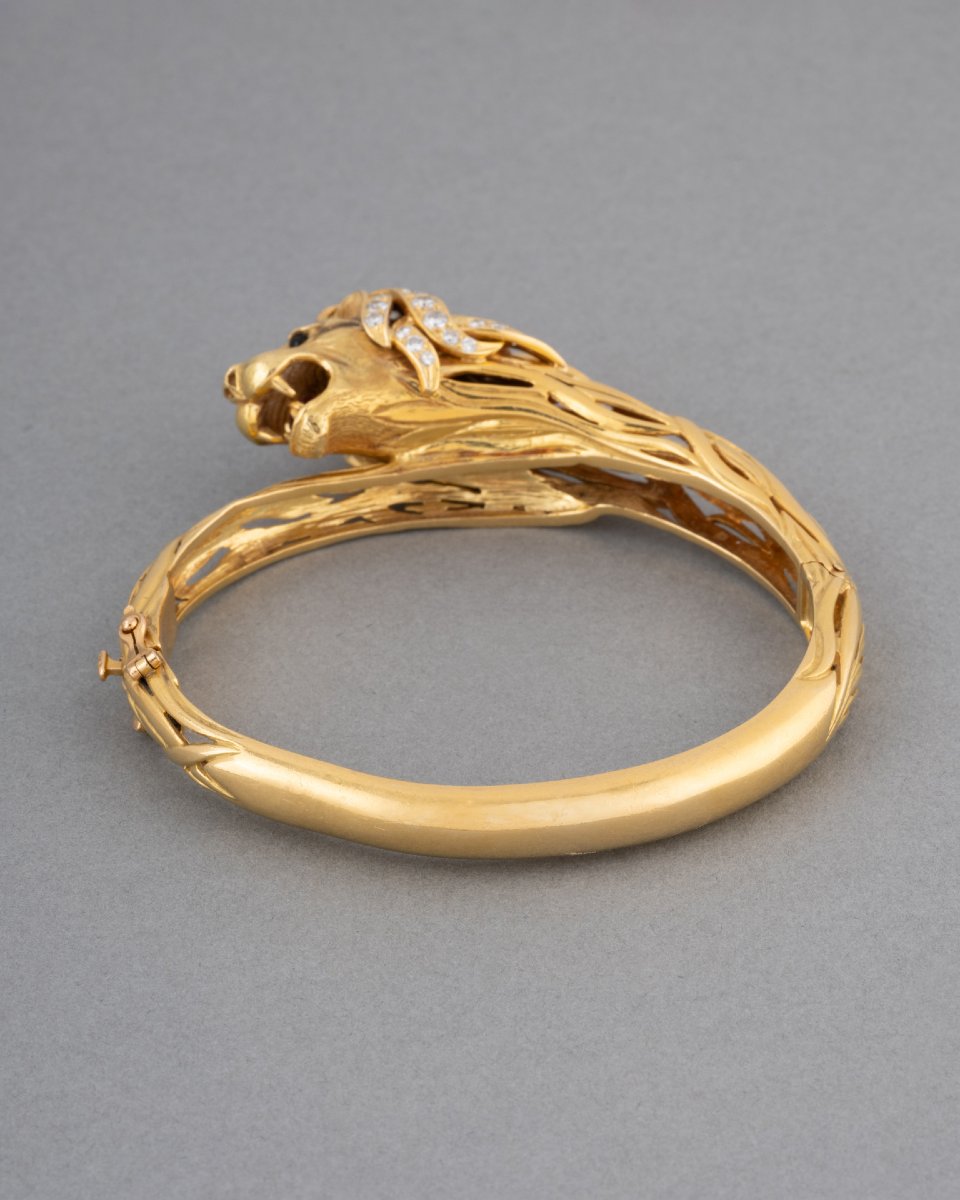 Bellin Vintage Gold And Diamond Bracelet-photo-2