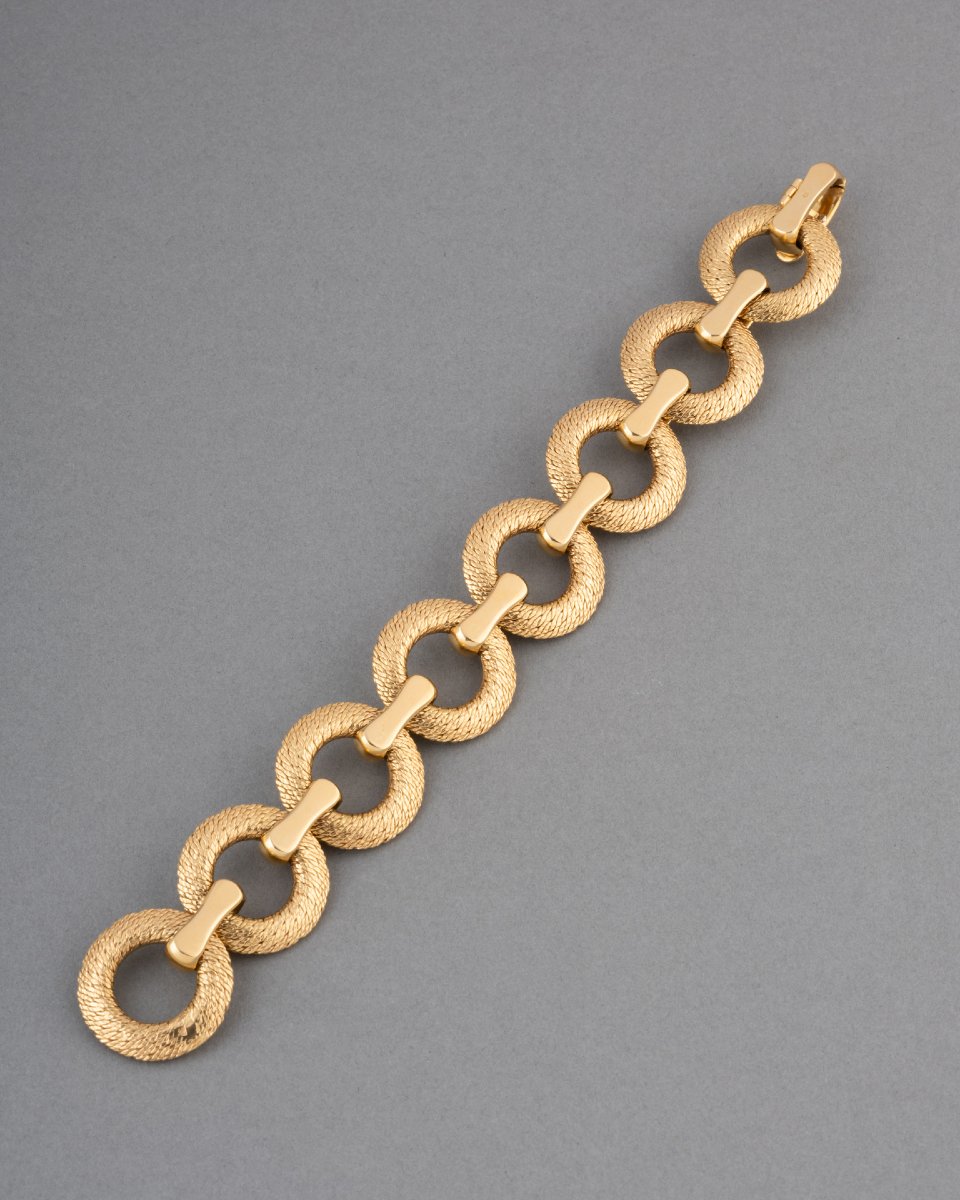 Lenfant Bracelet Français Vintage en Or -photo-3