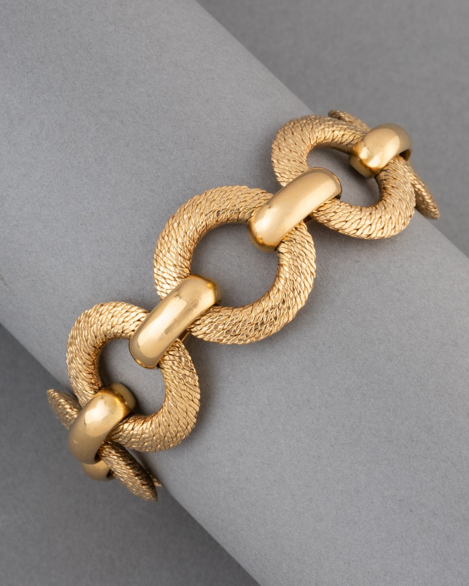 Lenfant Bracelet Français Vintage en Or -photo-4