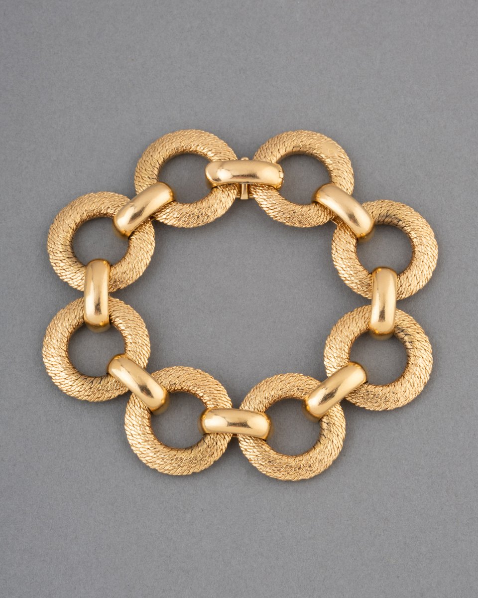 Lenfant Bracelet Français Vintage en Or 