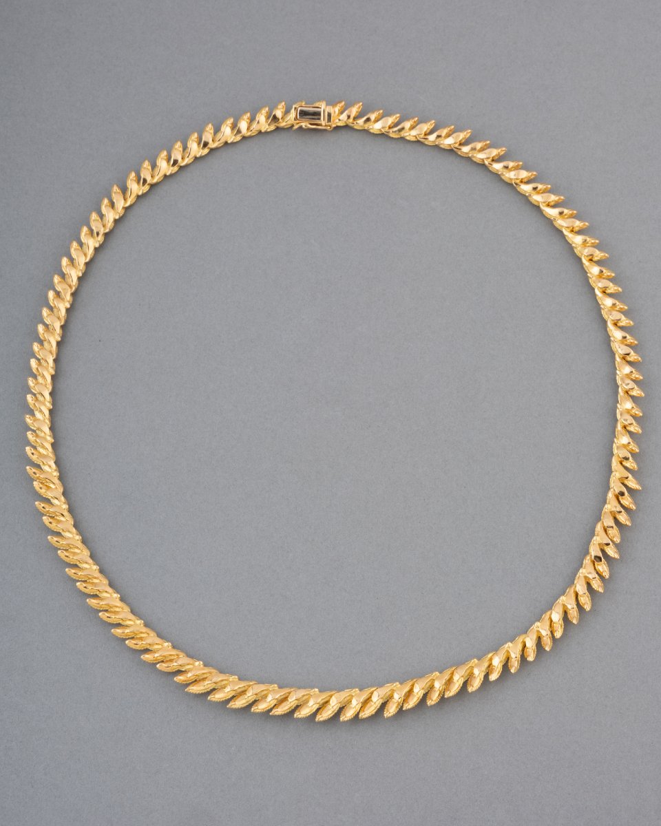 Vintage French Gold Jewelry Set -photo-1