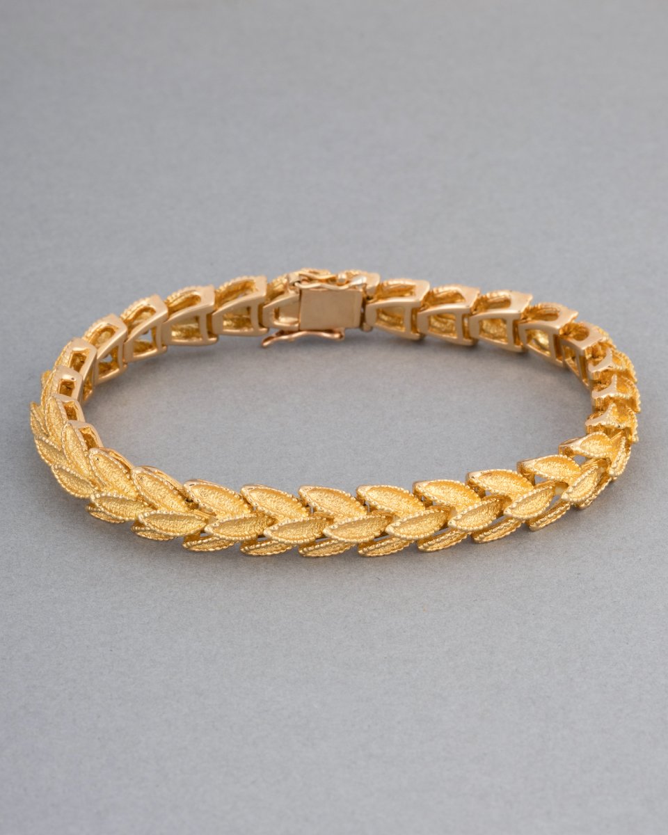 Vintage French Gold Jewelry Set -photo-5