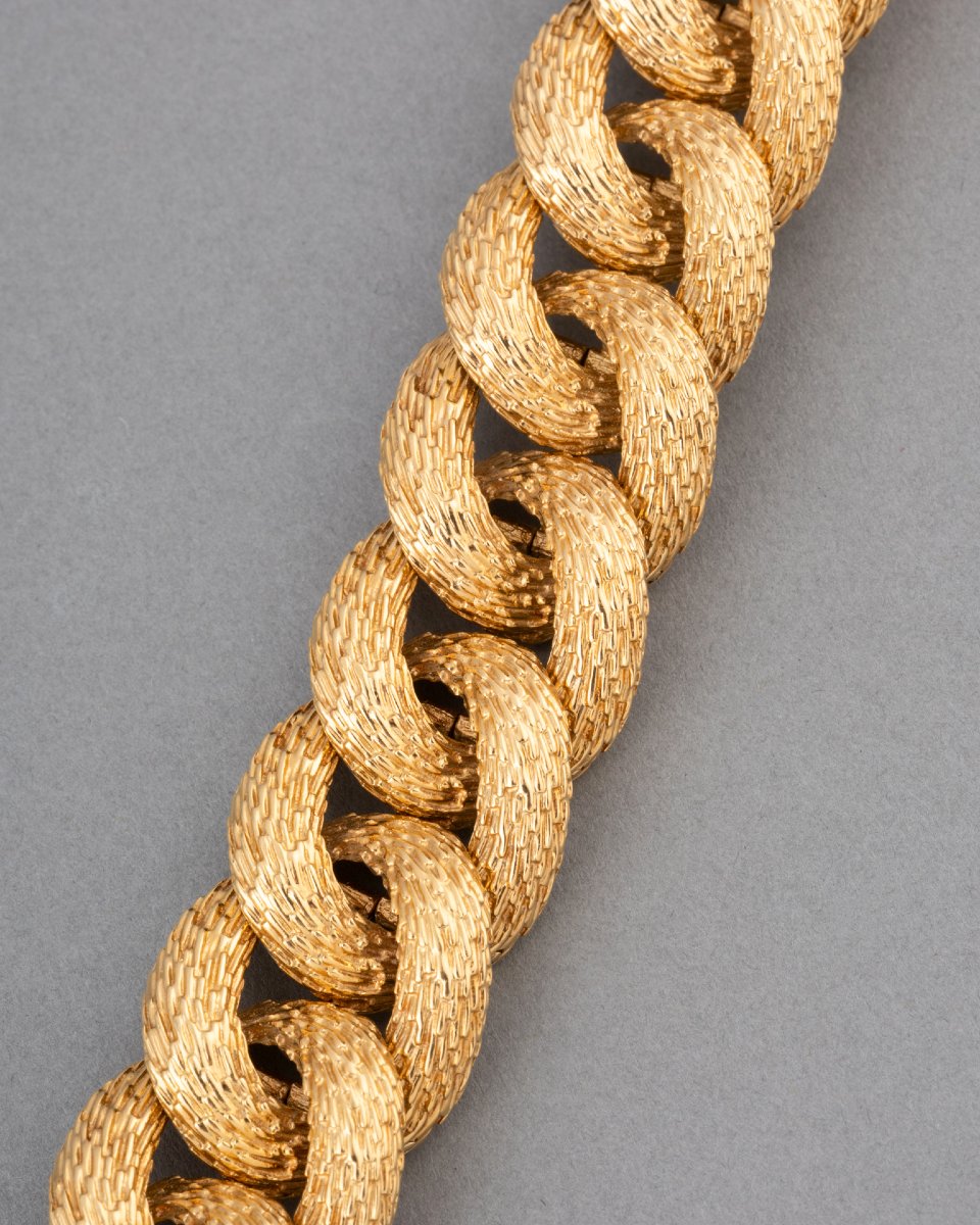 Vintage French Gold Bracelet -photo-1