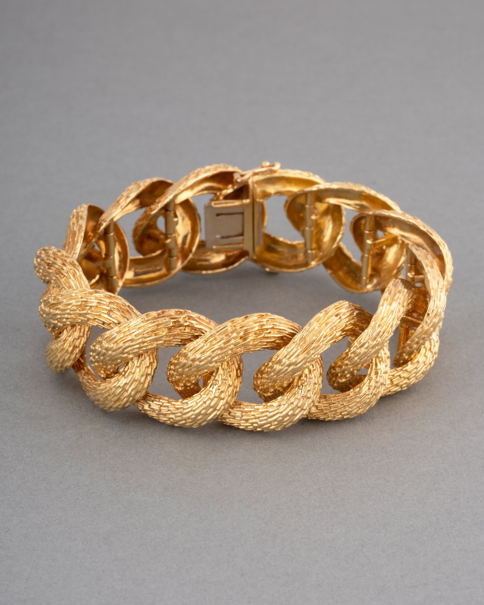 Vintage French Gold Bracelet 