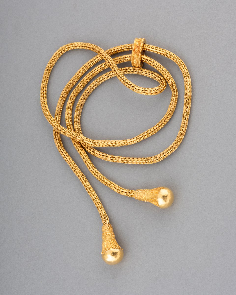 Zolotas Collier Année 1975 en Or 22K-photo-4