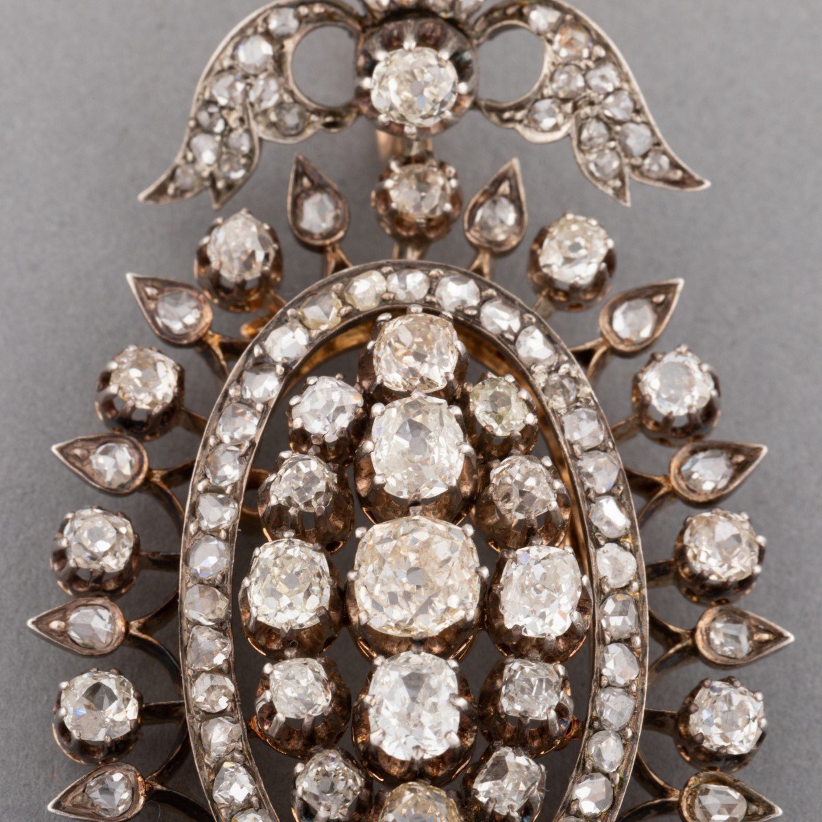 Pendentif  Ancien Napoléon III En Diamants-photo-7