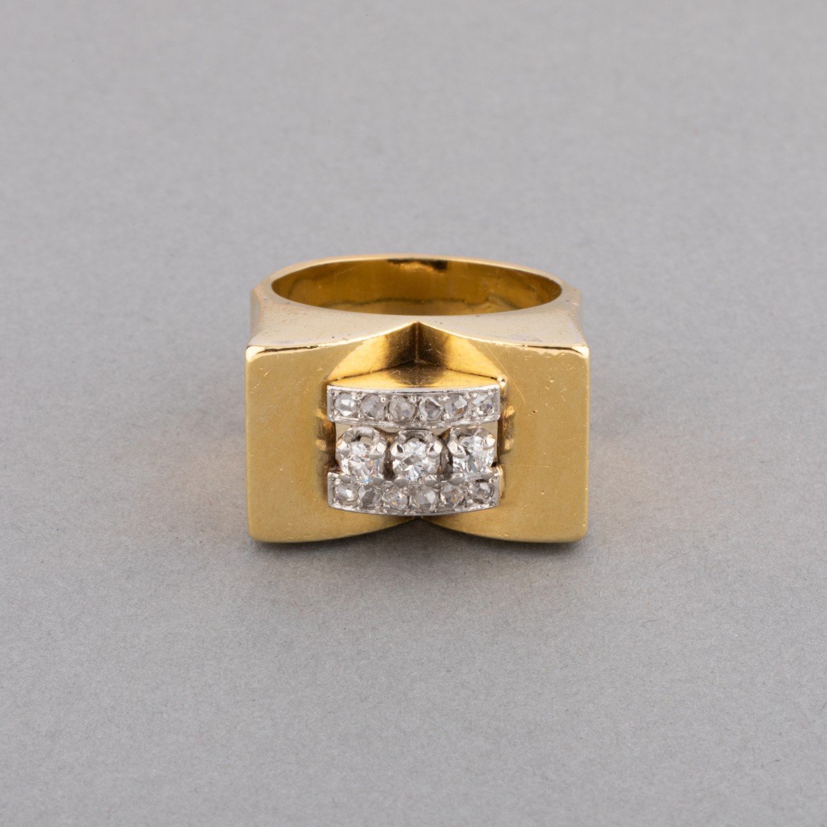 Tank Ring In Gold And Diamonds-photo-8