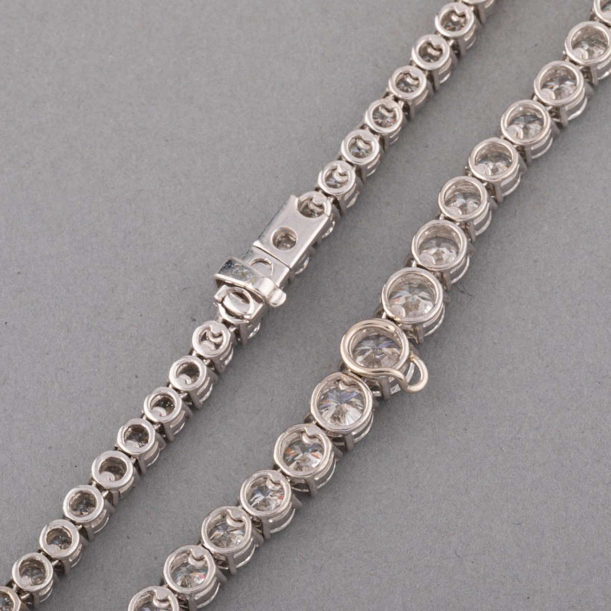 Collier Chaumet Vintage En Or Et 24 Carats De Diamants-photo-6