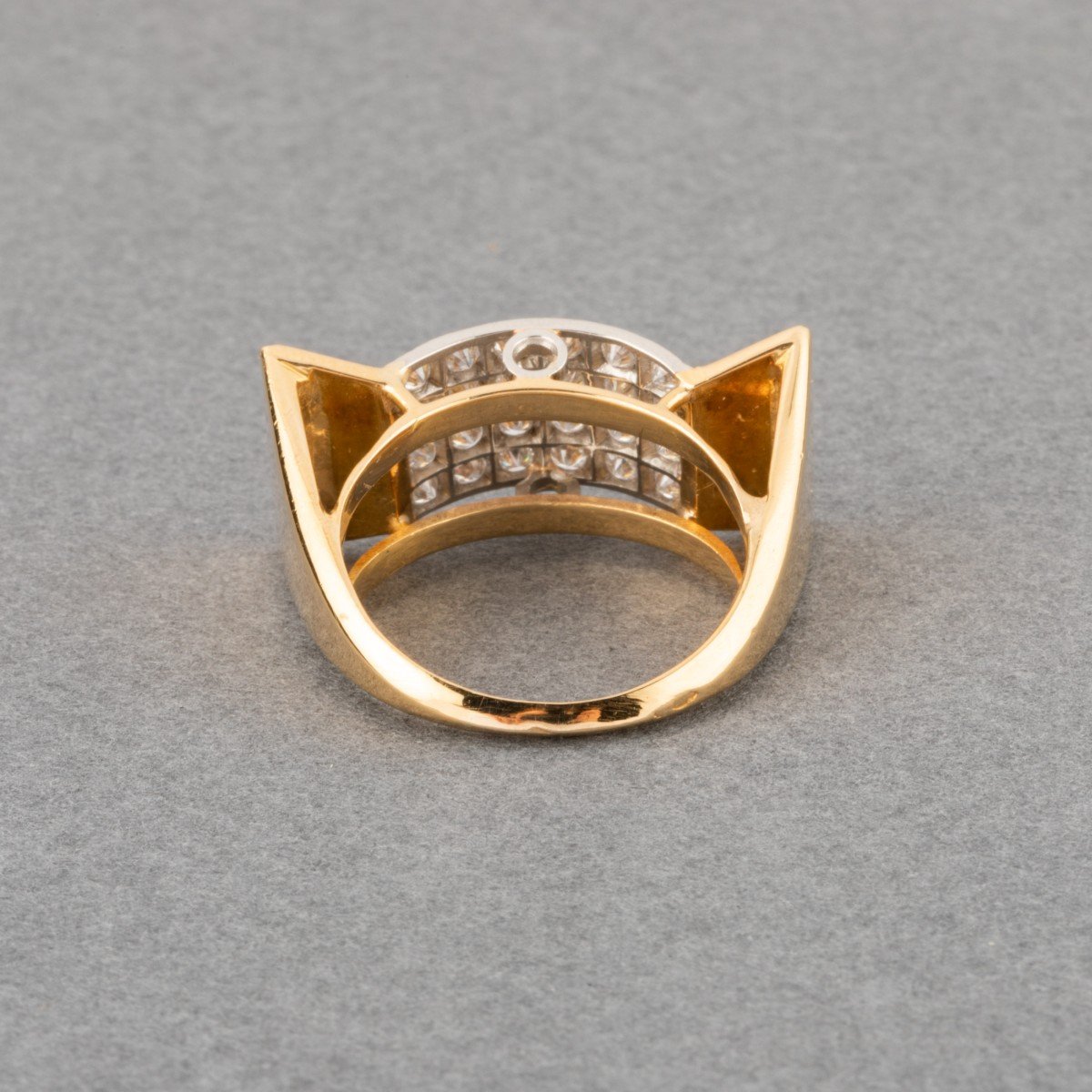 Vintage Gold And Diamond Ring-photo-3
