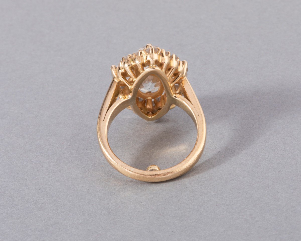 Vintage Ring In Gold And 3 Carats From-photo-4