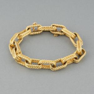 Bracelet Français Vintage En Or