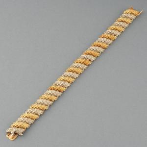 Bracelet Français Vintage En Or 