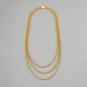 Old French Gold Necklace 