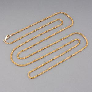 Long Old French Gold Chain 