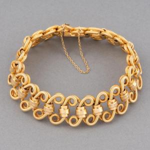Old French 19th Century Gold Bracelet 