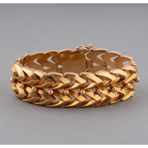 Vintage French Gold Bracelet 
