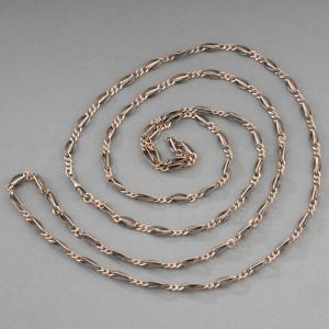 Antique 19th C. Silver Necklace