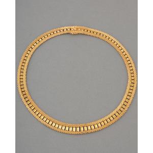 Vintage 50's French Gold Necklace