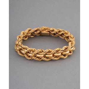 Bracelet Français Années 50 en Or