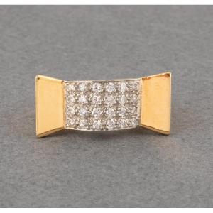 Vintage Gold And Diamond Ring