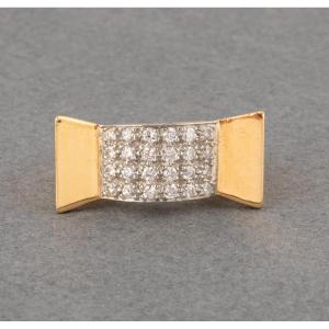 Bague Vintage En Or Et Diamants