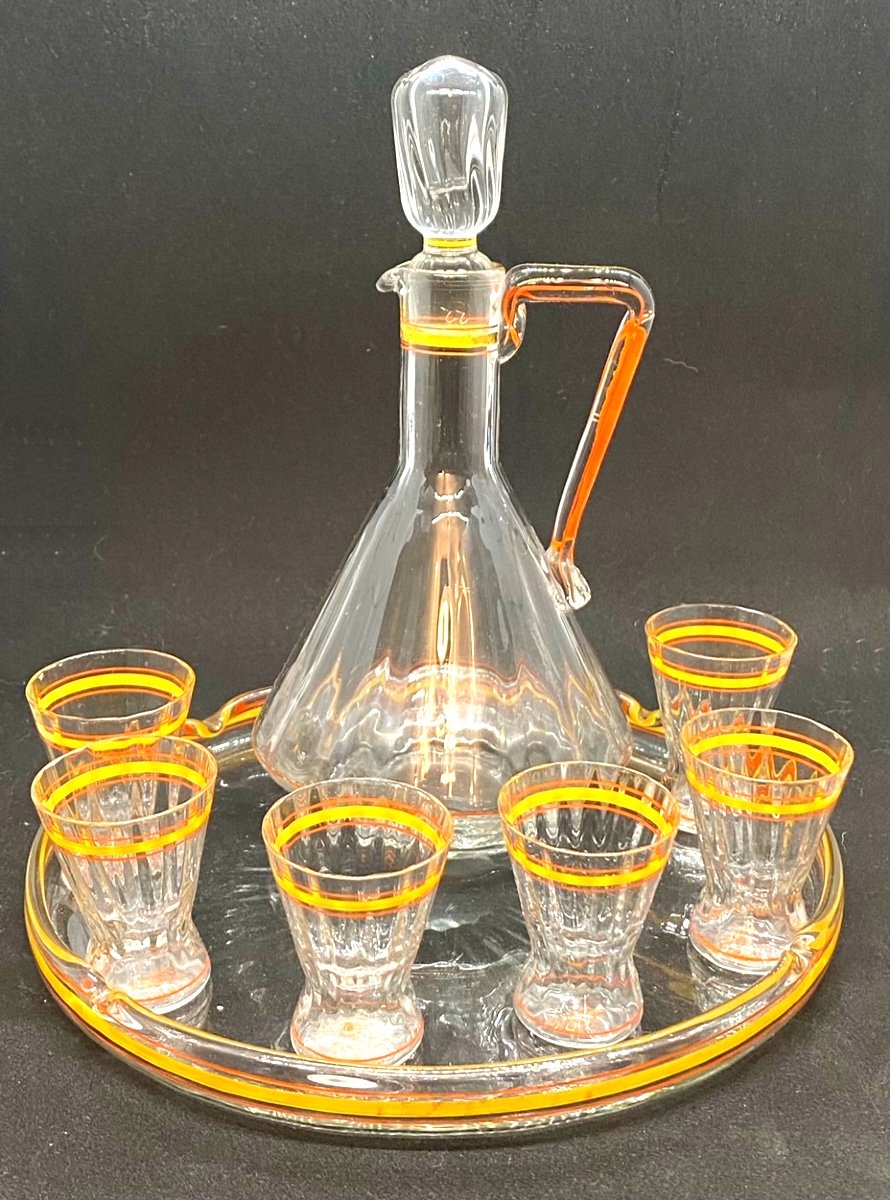 Daum Nancy Service à Liqueur 