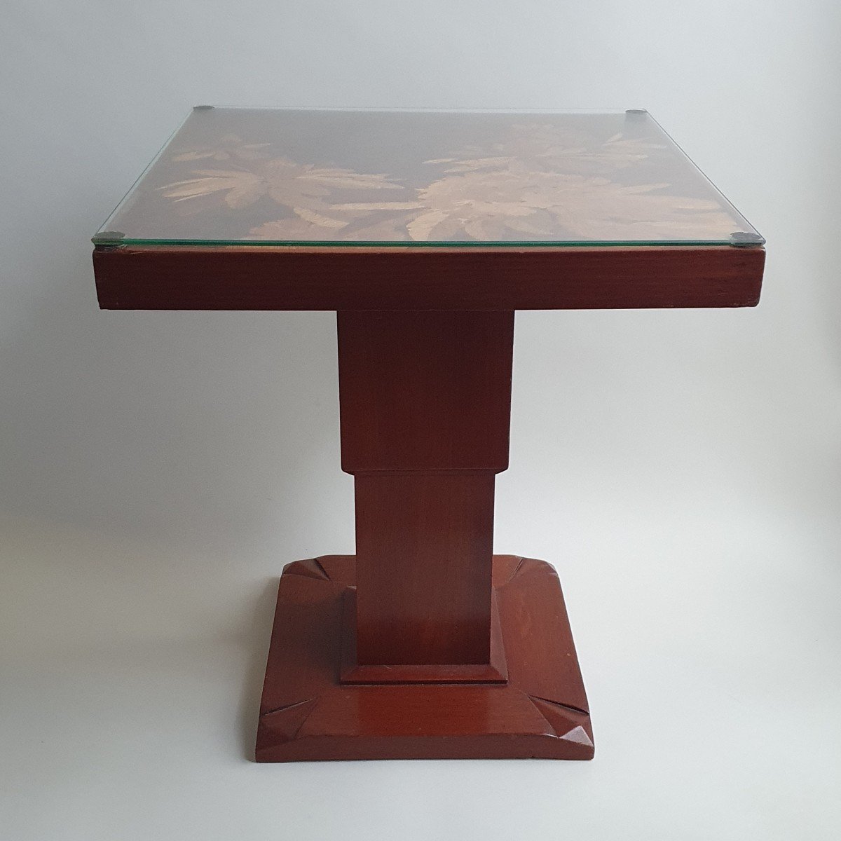 Emile Galle (1846-1904) A Table By Emile Galle , Maketry And Signed , Site Table-photo-3