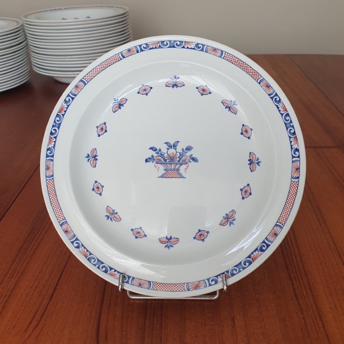 Wedgwood Décor Vieux Rouen Service 101 Pieces Faïence / 1910-photo-3