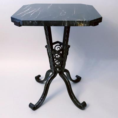 Art Deco Wrought Iron Table