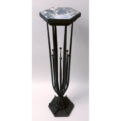 Art Deco Wrought Iron Stand