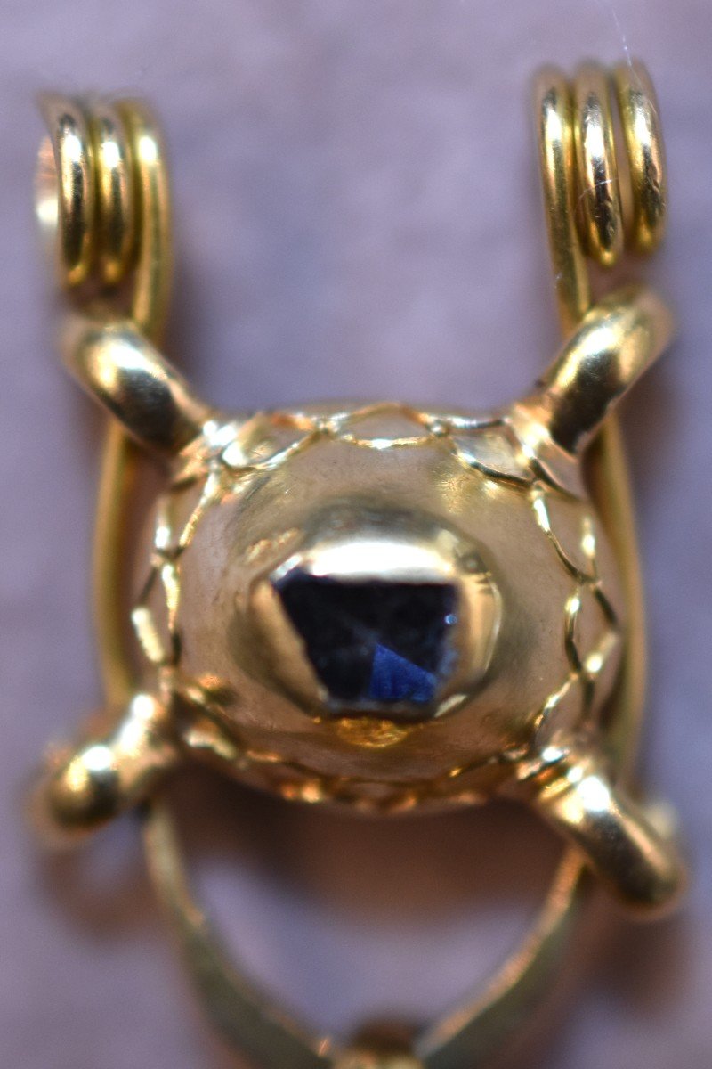 Croix du Nord De La France ou Croix Belge, en Or 18K et Diamants, du XIXème Siècle-photo-2