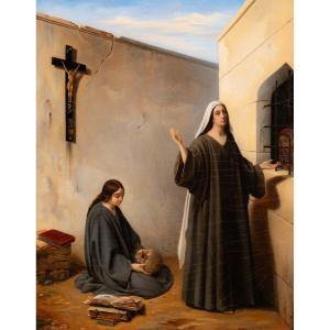 Augusta Lebaron-desves (1806 – 1894) - Sainte Marane And Sainte Cyr